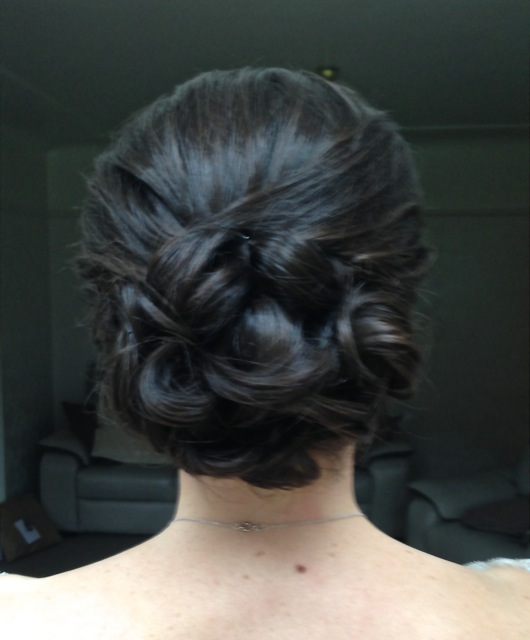 classic wedding bun hairstyle