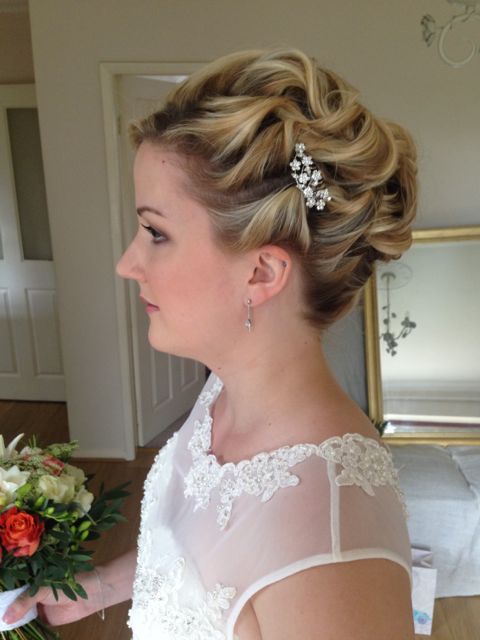 Classic bridal hairstyle